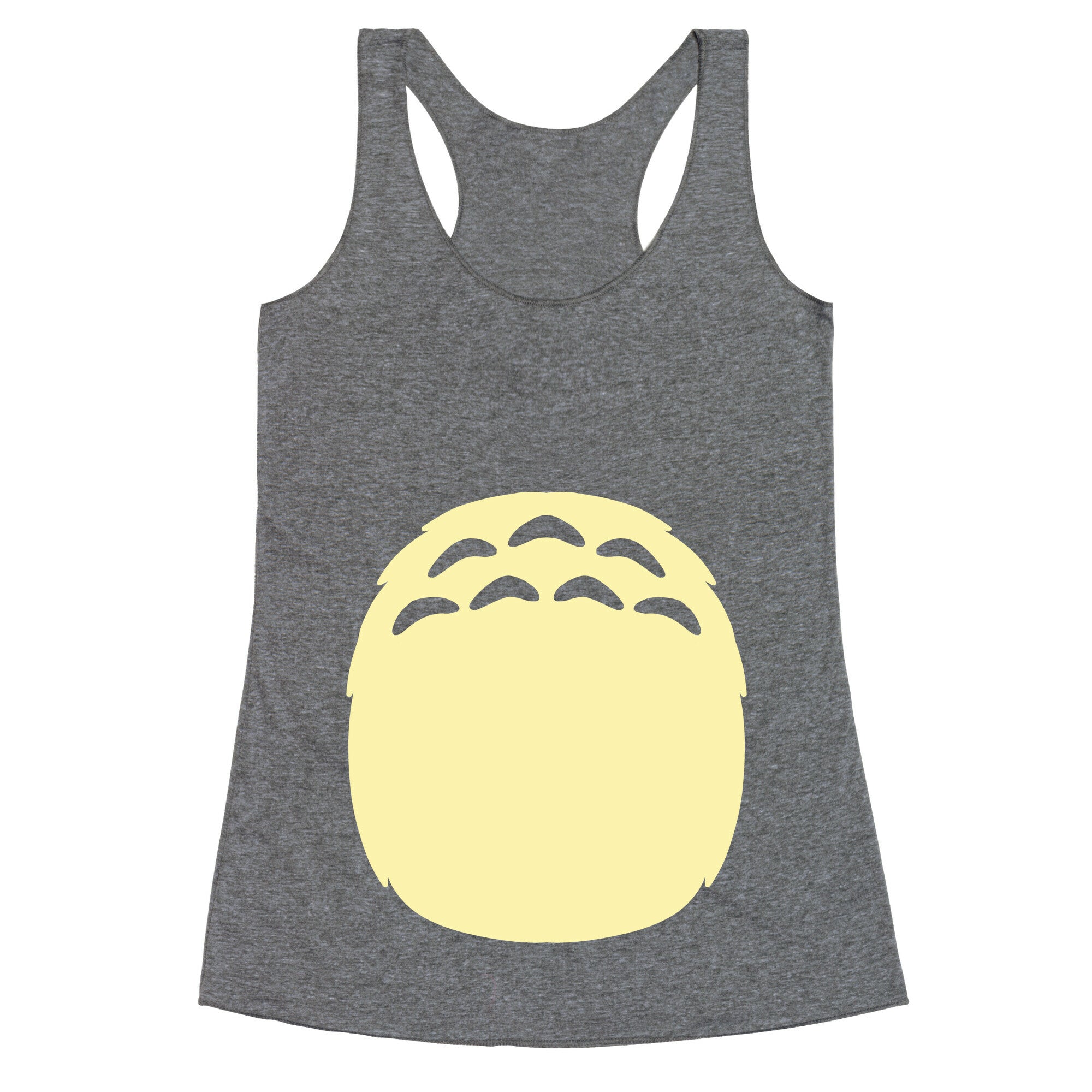 Totoro Tummy Racerback Tank